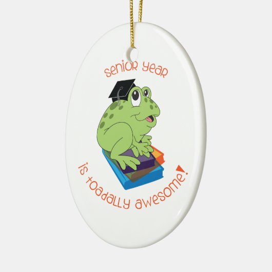 Älteres Jahr ist fantastisches Toadally! Keramikornament (Links)