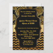 Älteres Jüngeres des Abschlussballs, Gatsby Art, Einladung (Vorderseite)