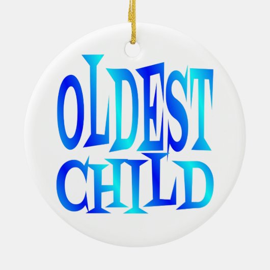 Älteres Kind Keramikornament (Hinten)