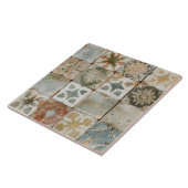 Älteres marokkanisches Patchwork - Vintages Multi- Fliese (Seite)