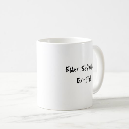 Älteres SchmelderEx-JW Kaffeetasse (VorderseiteRechts)