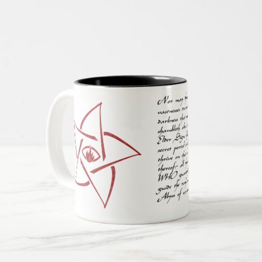 Älteres Zeichen - Cthulhu Mythos Tasse (Vorderseite Links)