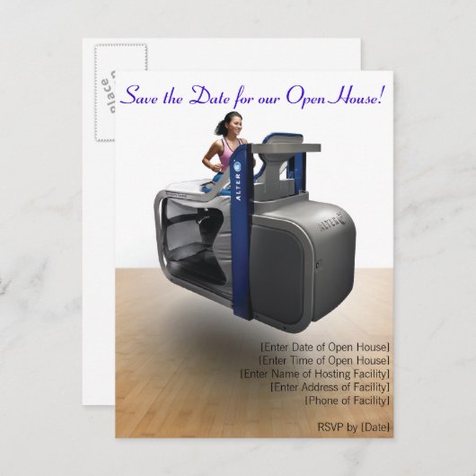 AlterG Open House Postcard Ankündigungspostkarte (Vorne/Hinten)