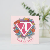 Altern ist ein Geburtstag der Supermacht Dankeskarte (Stehend Vorderseite)