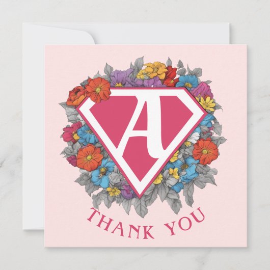 Altern ist ein Geburtstag der Supermacht Dankeskarte (Vorderseite)