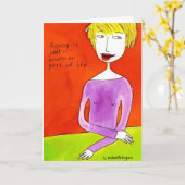 Altern ist gerecht. . . karte (Gelbe Blume)