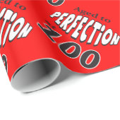 Altern Sie zur Perfektion bei 100% pipe% 100. Geschenkpapier (Rolleneckpunkt)