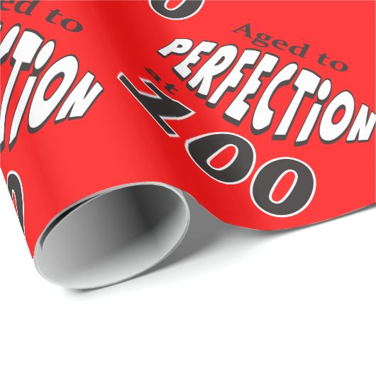 Altern Sie zur Perfektion bei 100% pipe% 100. Geschenkpapier (Rolleneckpunkt)