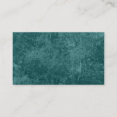 Alternate Töne - Birkenbaum - Dunkel Aquamarin Visitenkarte (Rückseite)