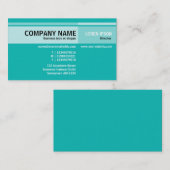 Alternate Tones - Aqua Blue (0ABAB5) Visitenkarte (Vorne/Hinten)