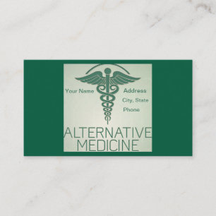 Alternative Arzneimittel-Visitenkarte Visitenkarte