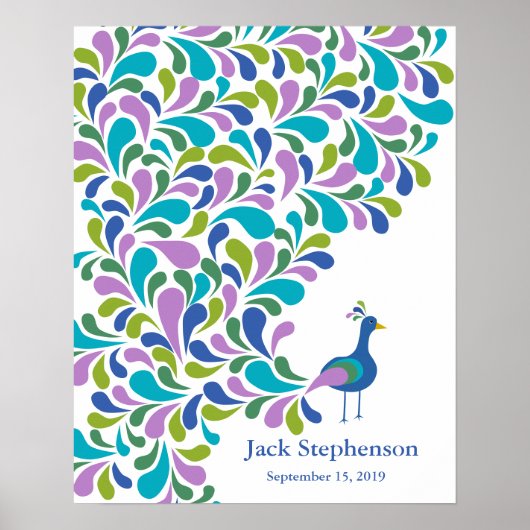 Alternative Baby Dusche Gästebuch (Vorne)