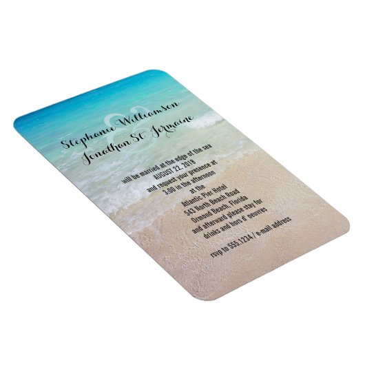 Alternative Beach Wedding Magnet (Rechte Seite)