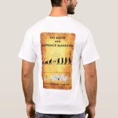 Alternative Bekleidung T - Shirt: Math Smart Cavem T-Shirt (Rückseite)
