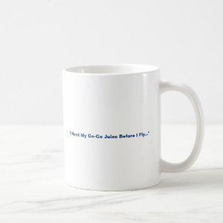 Alternative DAX Tasse: "Ich benötige mein Kaffeetasse