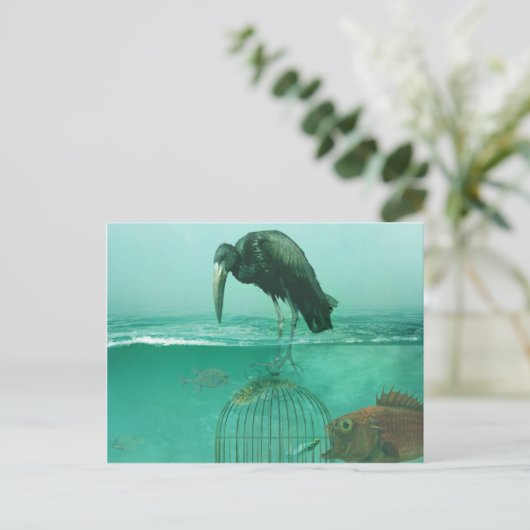 alternative Dimension Postkarte (Stehend Vorderseite)