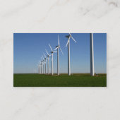 Alternative Energie - der grüne Power Visitenkarte (Rückseite)