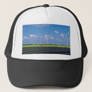 Alternative Energie - Solar- und Windenergie Truckerkappe