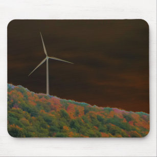 Alternative Energie-Windkraftanlage-Fall Mousepad