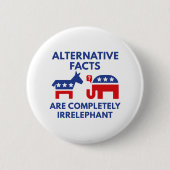 Alternative Fakten Button (Vorderseite)