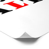 Alternative Fakten für das Poster-Papier "Long Nos Poster (Ecke)