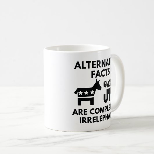 Alternative Fakten Kaffeetasse (VorderseiteRechts)