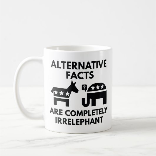 Alternative Fakten Kaffeetasse (Links)