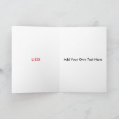 Alternative Fakten mit langer Nase mögen nie Gruß Karte (Innenseite)