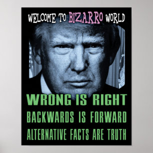 Alternative Fakten sind Wahrheit - Anti-Präsident  Poster