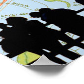 Alternative Farbe für Austin Bats Poster (Ecke)