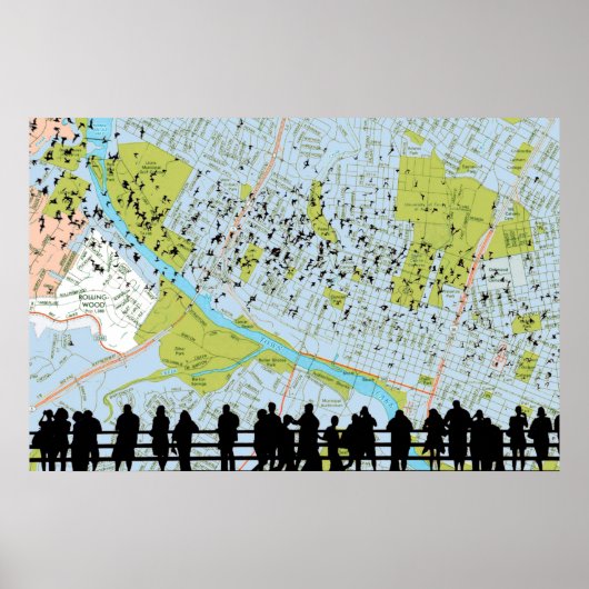 Alternative Farbe für Austin Bats Poster (Vorne)