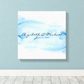 Alternative Gästebuch Gestohlene Leinwand Wasserfa (Insitu (Holzboden))