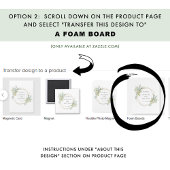 Alternative Gästebuch, Unterschrift, Grünzeichen Poster