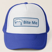 Alternative Gothic Emo Facebook BITE ME Cap