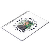 Alternative Gothic Girl Art ist keine Phase Notizblock (Linke Seite)