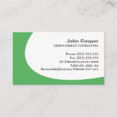 Alternative Green Energy Consulting Visitenkarte (Rückseite)