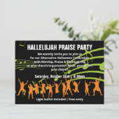 Alternative Halloween-PRAISE-Party Einladung (Stehend Vorderseite)
