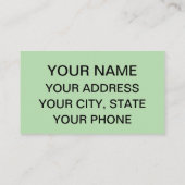 Alternative Heilmittel Visitenkarte (Rückseite)