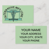 Alternative Heilmittel Visitenkarte (Vorne/Hinten)