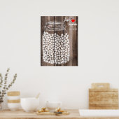 Alternative Hochzeitsbuch Mason Holz 150 Poster (Küche)