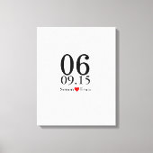 Alternative Hochzeitstornierung Leinwand (Vorderseite)