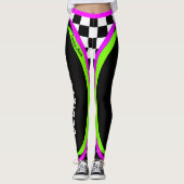 Alternative Konzept geprüft Flourescent glauben Leggings (Vorderseite)