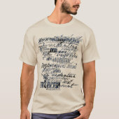Alternative lateinische Schrift T-Shirt (Vorderseite)