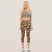 Alternative Leopard-Printwerbung Capri Leggings (Vorderseite)