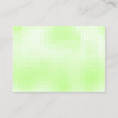 Alternative Medizin Light Green Caduceus Large Visitenkarte (Rückseite)