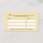 Alternative medizinische Caduceus grüne Blätter Be Terminkarte (Rückseite)