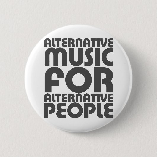 Alternative Musik 4 alternative Leute - Emo Rock Button (Vorderseite)