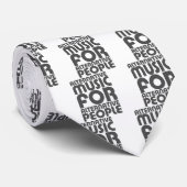 Alternative Musik 4 alternative Leute - Emo Rock Krawatte (Gerollt)