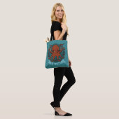 Alternative Octopus-Kunstwerk Fügen Sie Ihren Text Tasche (Am Model)