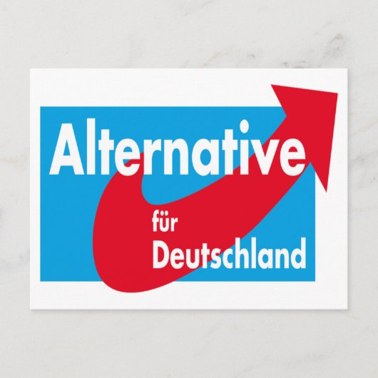 Alternative Pelze-Deutschland-Logo Postkarte (Vorderseite)